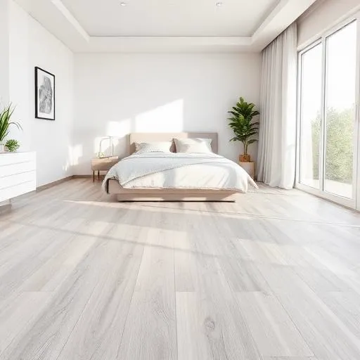 Laminate flooring installation with a wide variety of styles and textures